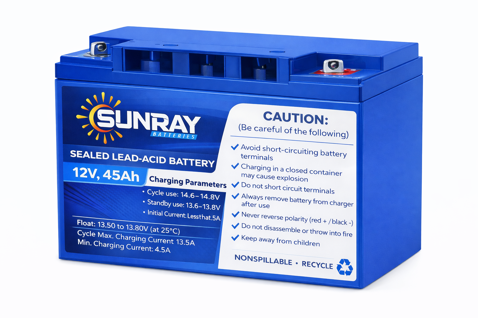 12V 45Ah Battery